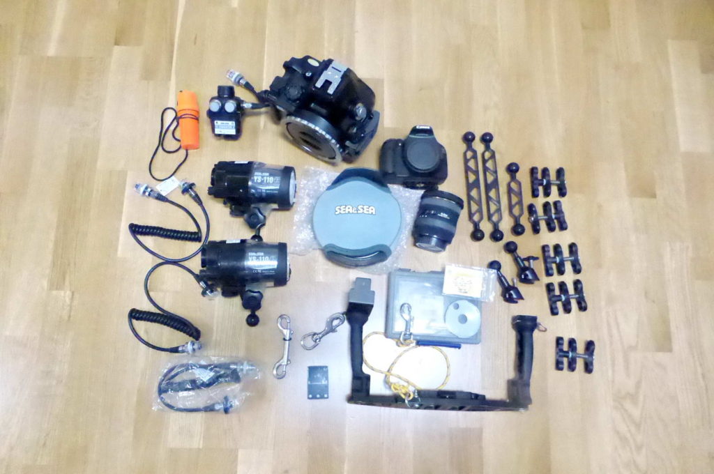 Vedenalainen kameravarustus