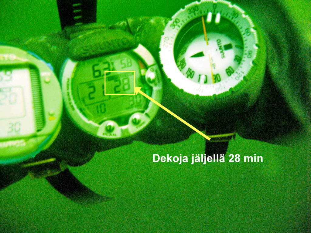 Suunto sukellsutietokone dekoja